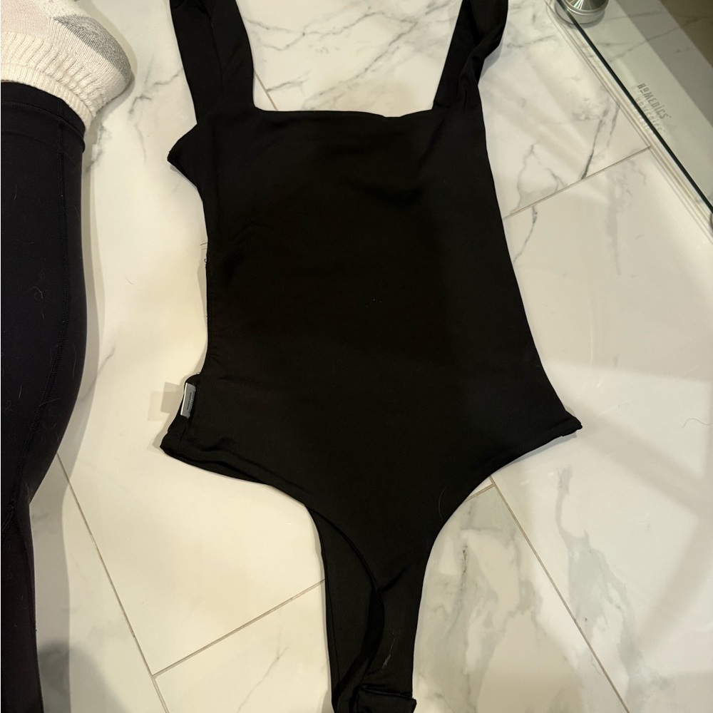 Black backless Bodysuit